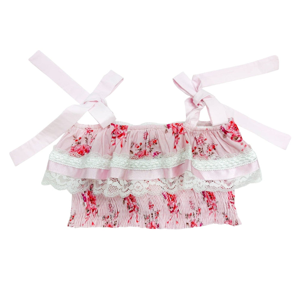 Amelia Pink Flower Print Tank Top