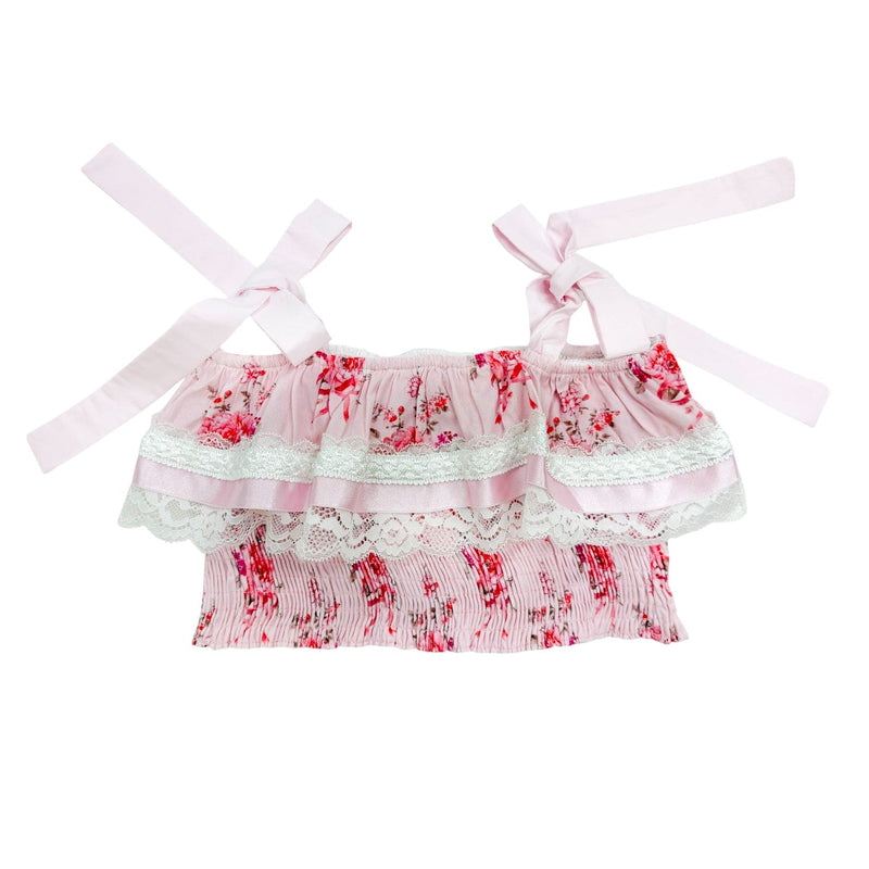 Amelia Pink Flower Print Tank Top