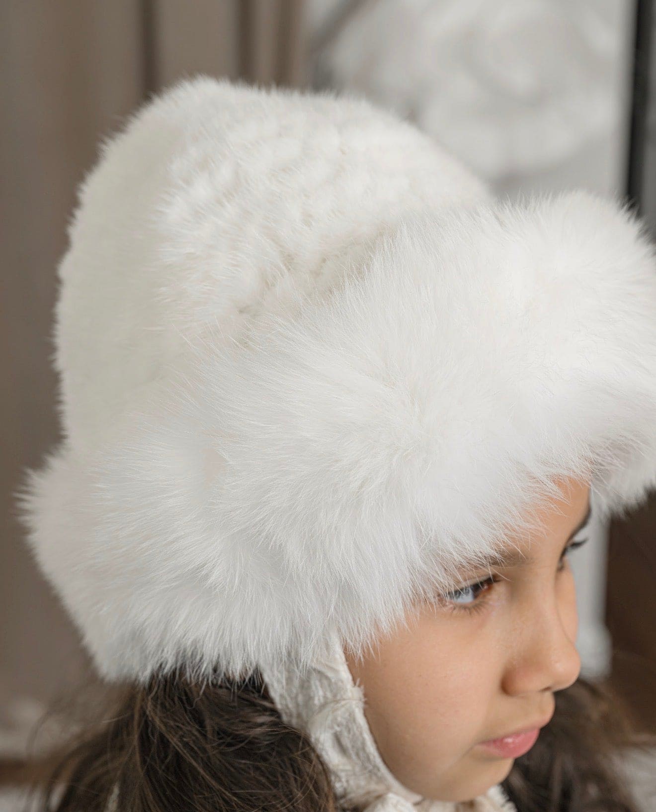 Ava Kids Fox Fur Hat - Petite Maison Kids