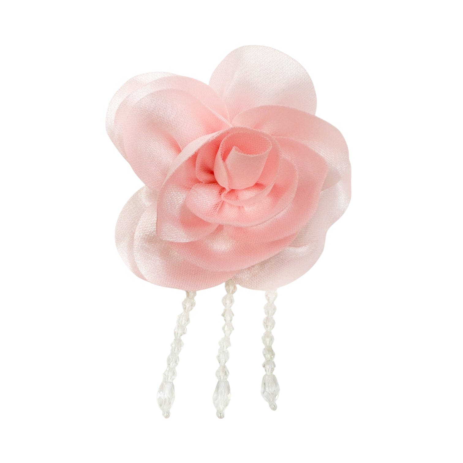 Azalea Pink Flower Hair Clip