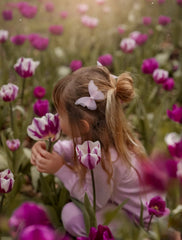 Pink Butterfly Hair Clip