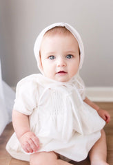 Helenus Ivory Velour Bonnet