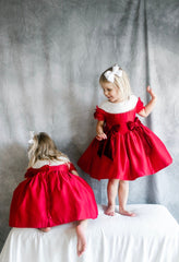 Holly Red Amad Satin Ceremony Dress