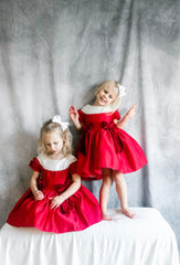 Holly Red Amad Satin Ceremony Dress