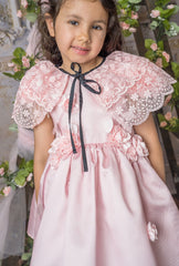 Coco-Pink Lace Cape