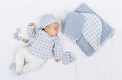 Vichy Baby Gift Set Periwinkle Blue Layette Set