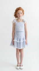 Charlotte Baby Blue Skirt and Top Set