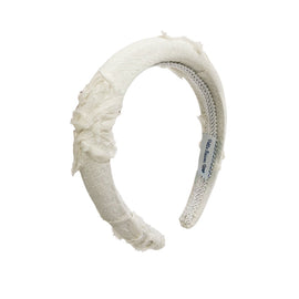 Ava Ivory Flower Headband
