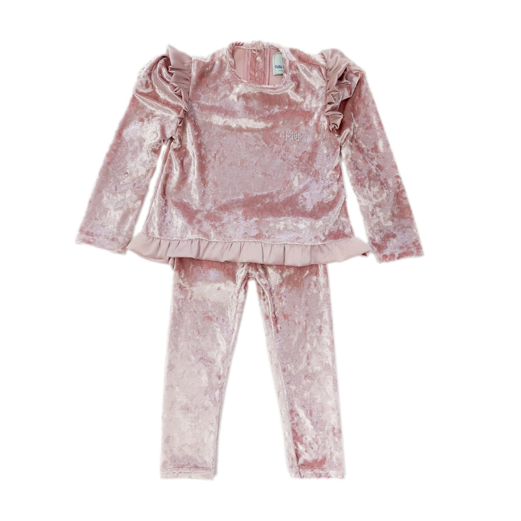 Pink Velour Lounge Set