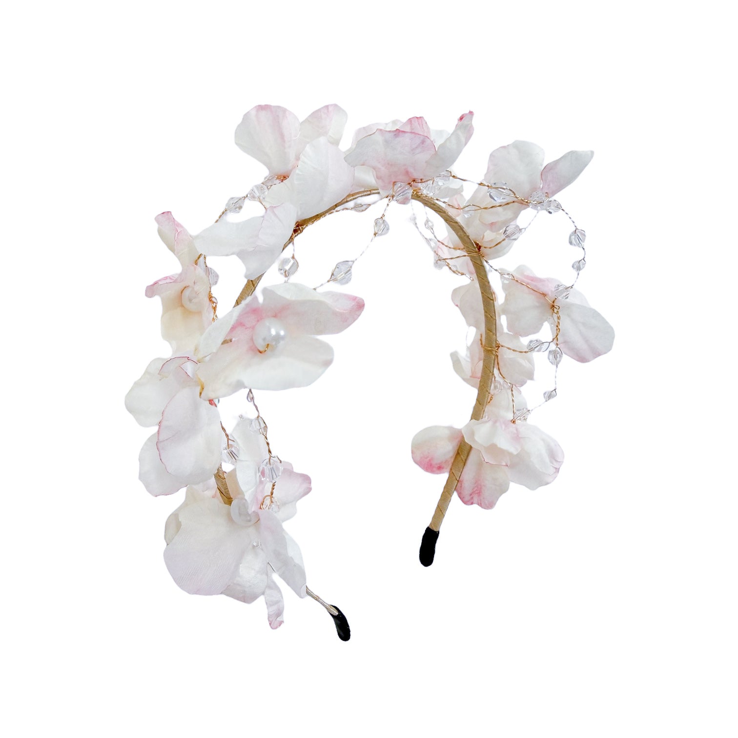Cherry Blossom Flower Pearl Headband