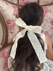 Herringbone Hair Scrunchie