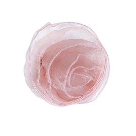Vivian Dusty Pink Organza Flower Hair Clip