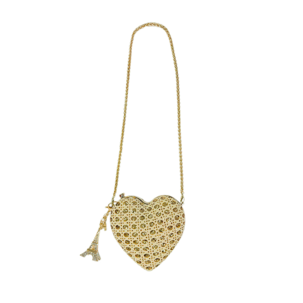 Gold Heart Bag