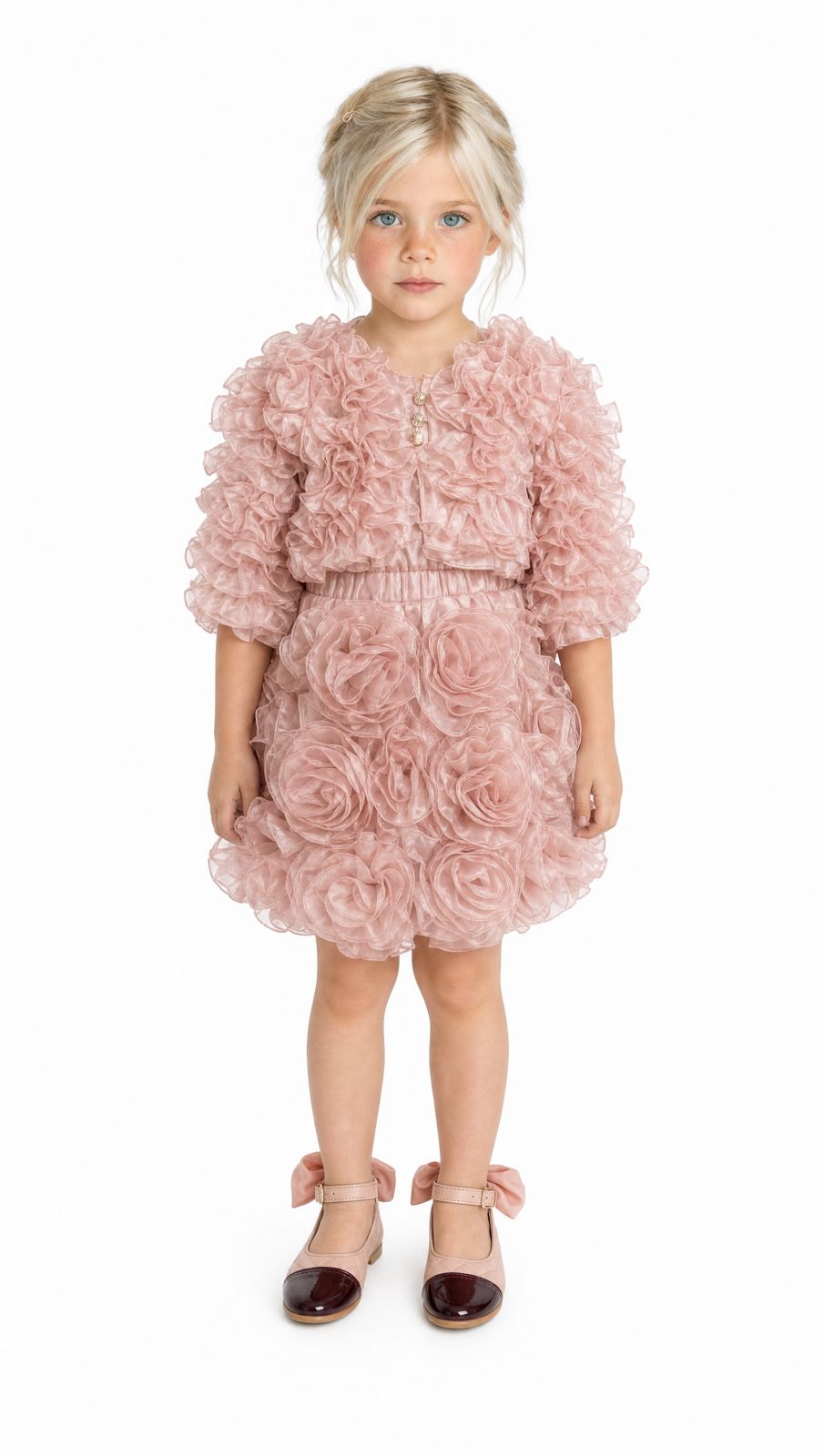 Vivian Dusty Pink Organza Skirt