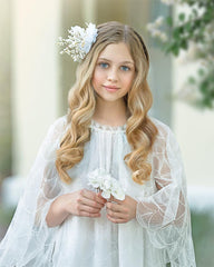 Faith White Scallop Dress