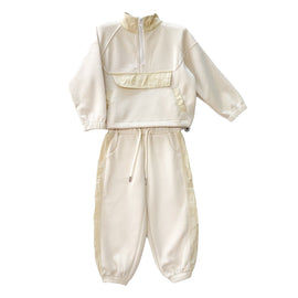 Beige Modal Track Suit