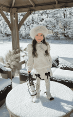 Ava Ivory Flower Sweater