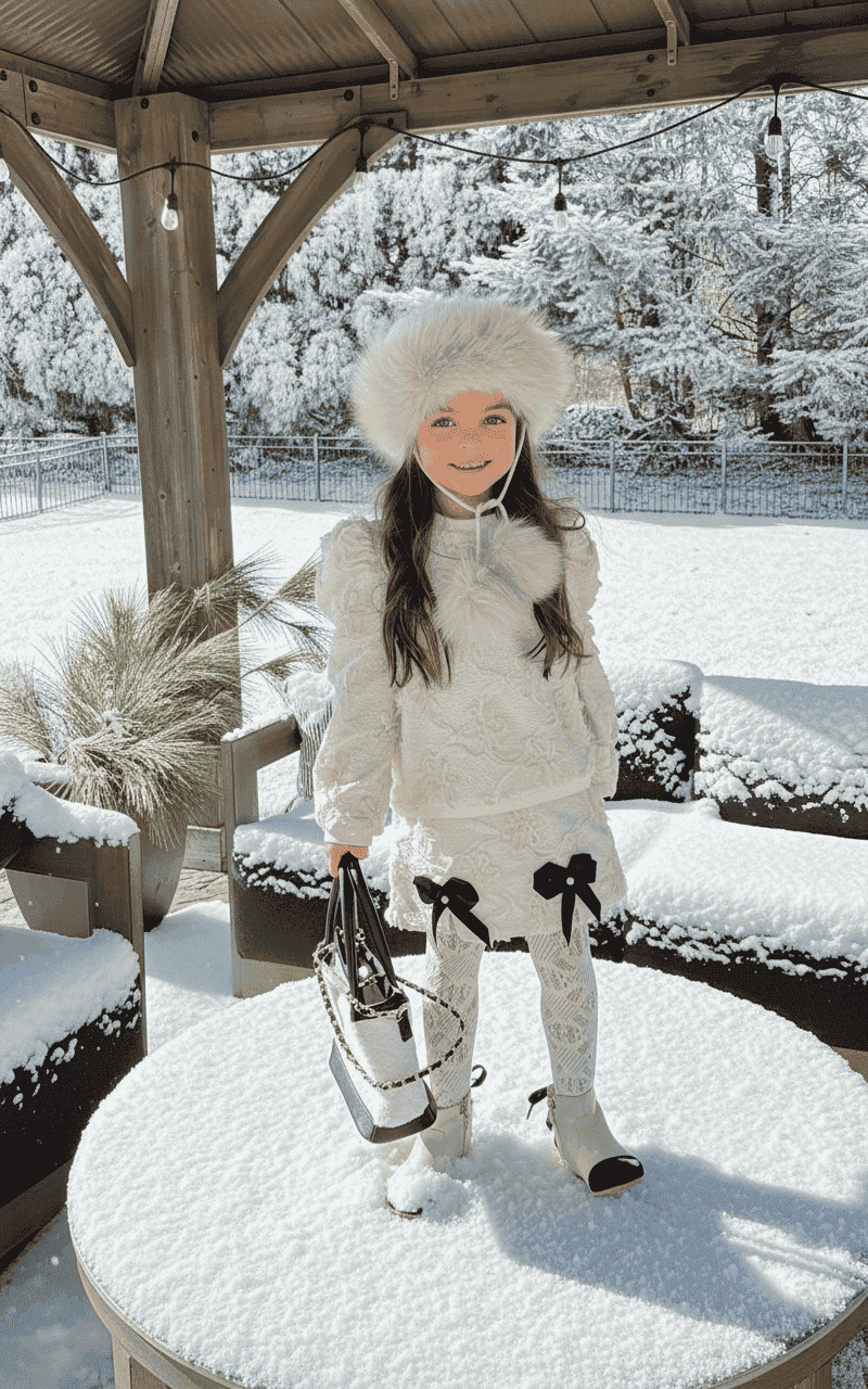 Ava Ivory Flower Sweater