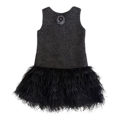 Black Swan Feather Dress