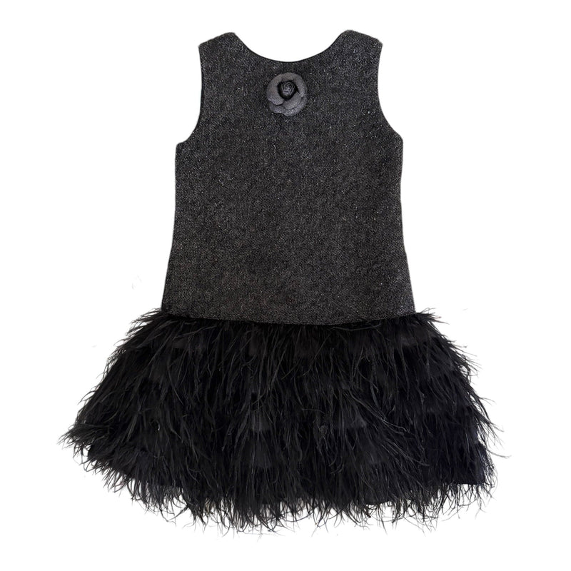 Black Swan Feather Dress
