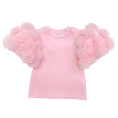 Maya Pink Flower Cotton T-Shirt - Petite Maison Kids