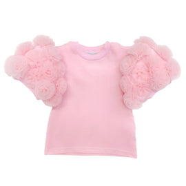 Maya Pink Flower Cotton T-Shirt - Petite Maison Kids