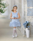 Skylar Unlined with Plunge Plain Tulle