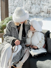 Ava Kids Fox Fur Hat