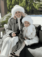 Ava Kids Fox Fur Hat