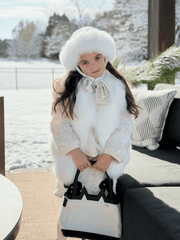 Ava Kids Fox Fur Hat