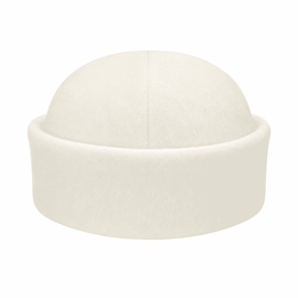 Klara Ivory Wool Girls' Boater Hat