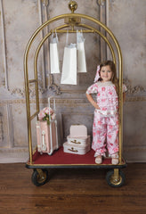 Amelia Pink Flower Print Pants