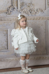 Poppy White Quilted Jacket