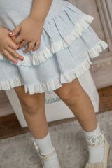 Charlotte Baby Blue Skirt and Top Set