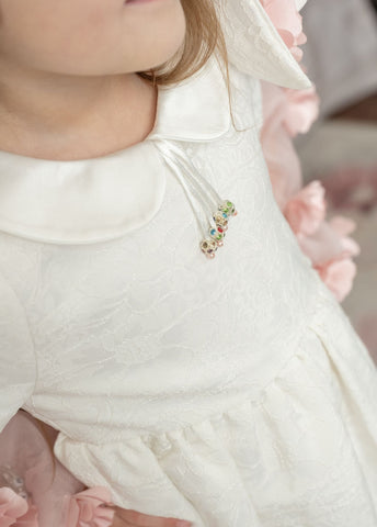 Cherry Blossom Square Neck Pink Shirt Dress
