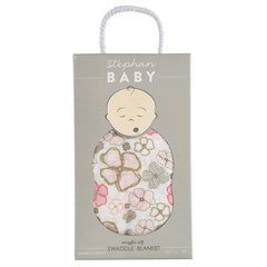 Posies Bamboo Swaddle Blanket