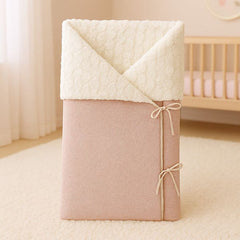 Winter Sack For Newborn with Fur and Double Bow