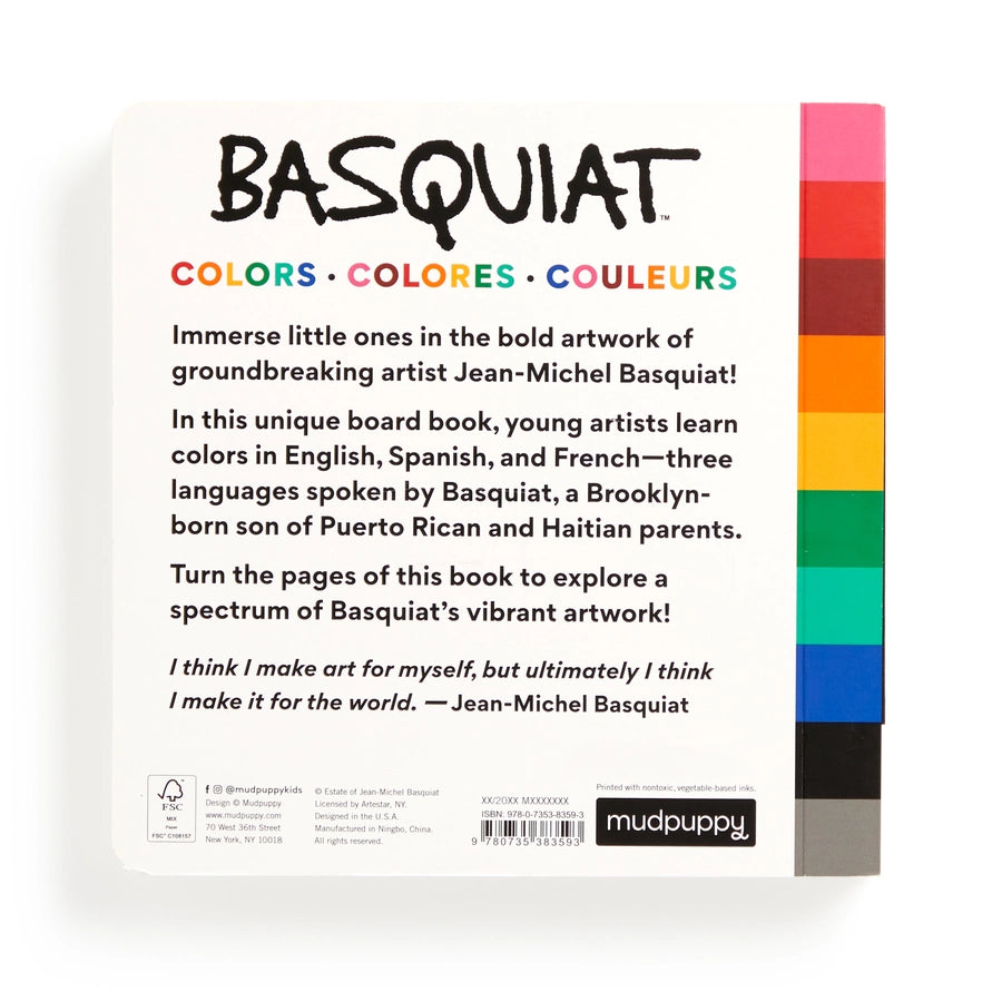 Basquiat Colors Multilingual Board Book