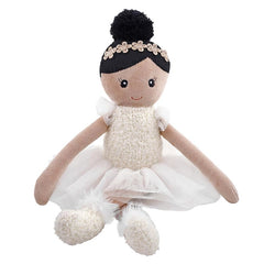 White Tutu Ballerina Doll 12"