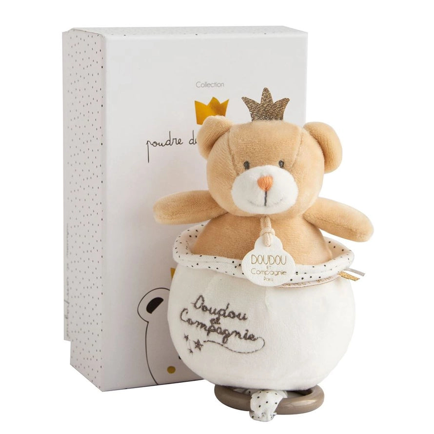 King Bear Plush Musical Pull Toy