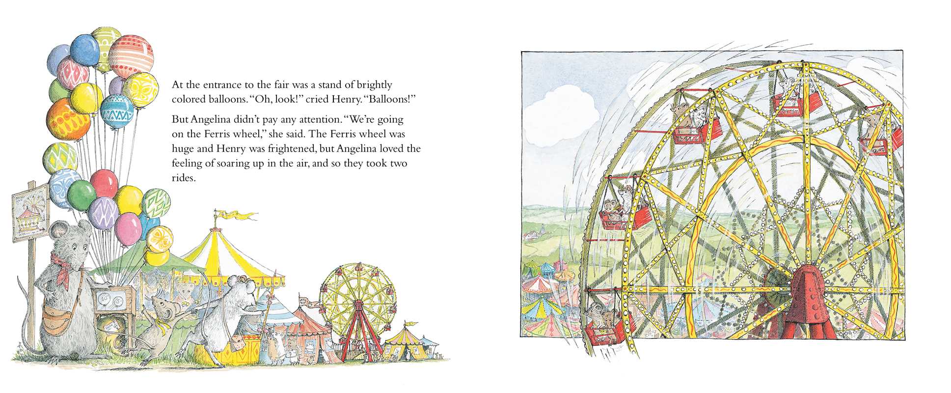 Angelina At The Fair By Katharine Holabird Book