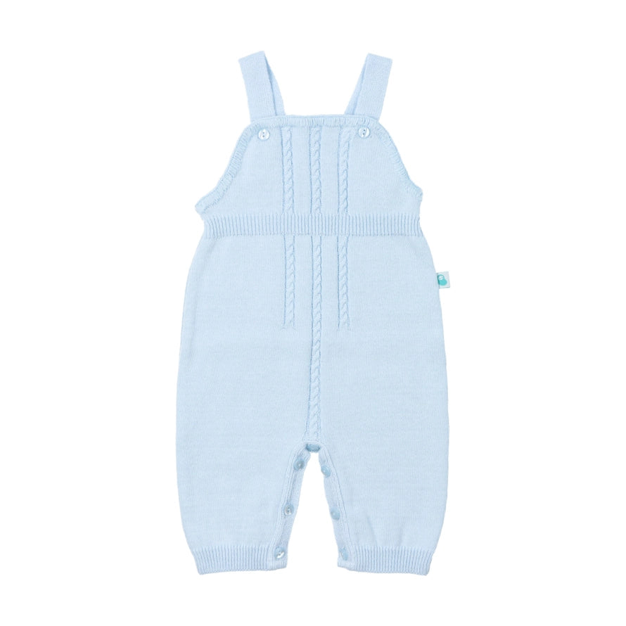 Baby Blue Cotton Pant Overalls