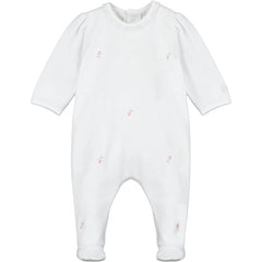 Annabel Baby Girls Babygrow & Cardigan Set