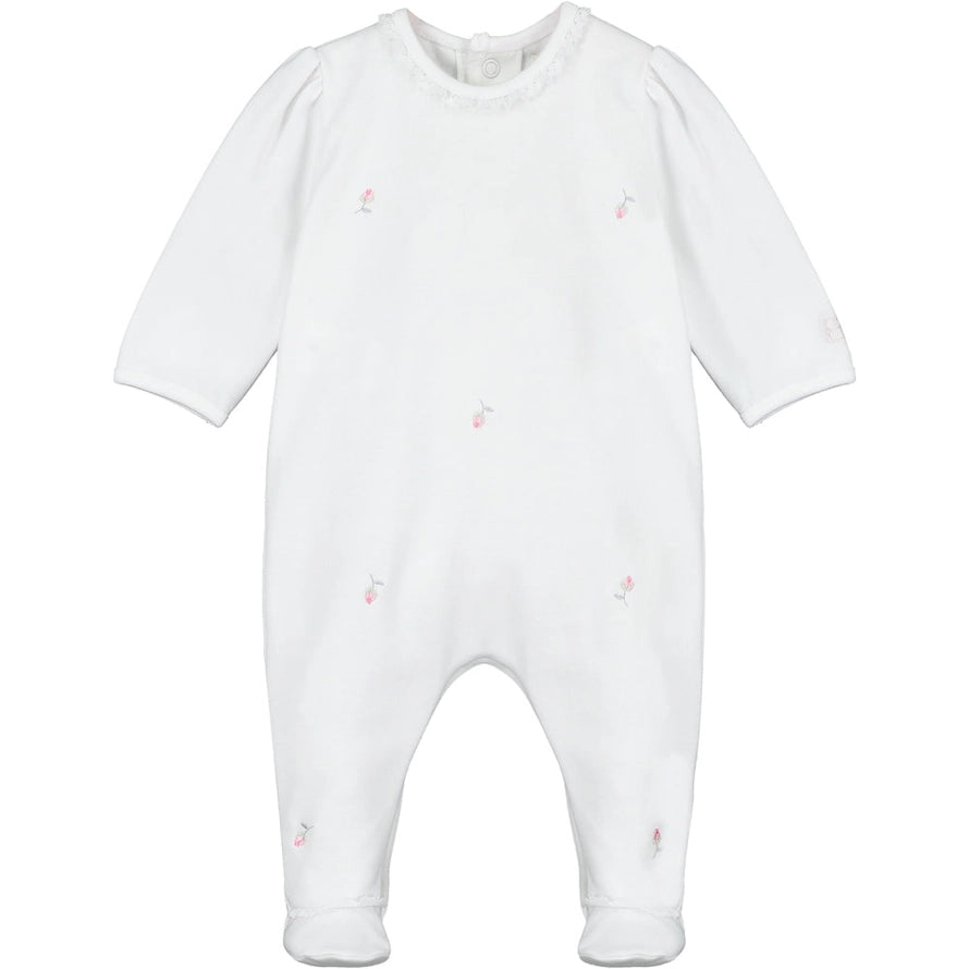 Annabel Baby Girls Babygrow & Cardigan Set