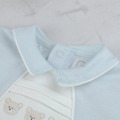 Jonnie Boys Baby Blue Teddy Top and Shorts Set