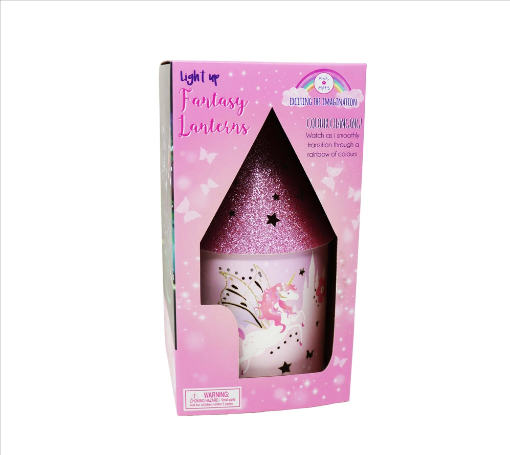 Unicorn Princess Colour Changing Glitter Lantern