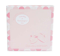 Ivory and Pink Bunny Booties
