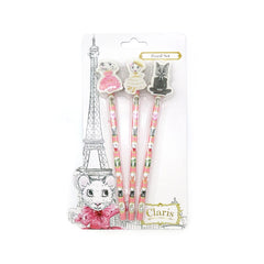 Claris The Mouse-Magnificent Mess Pencil Set