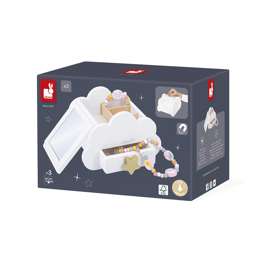 Secret Jewelry Box Toy with Unicorn Bracelet & Necklace by Janod