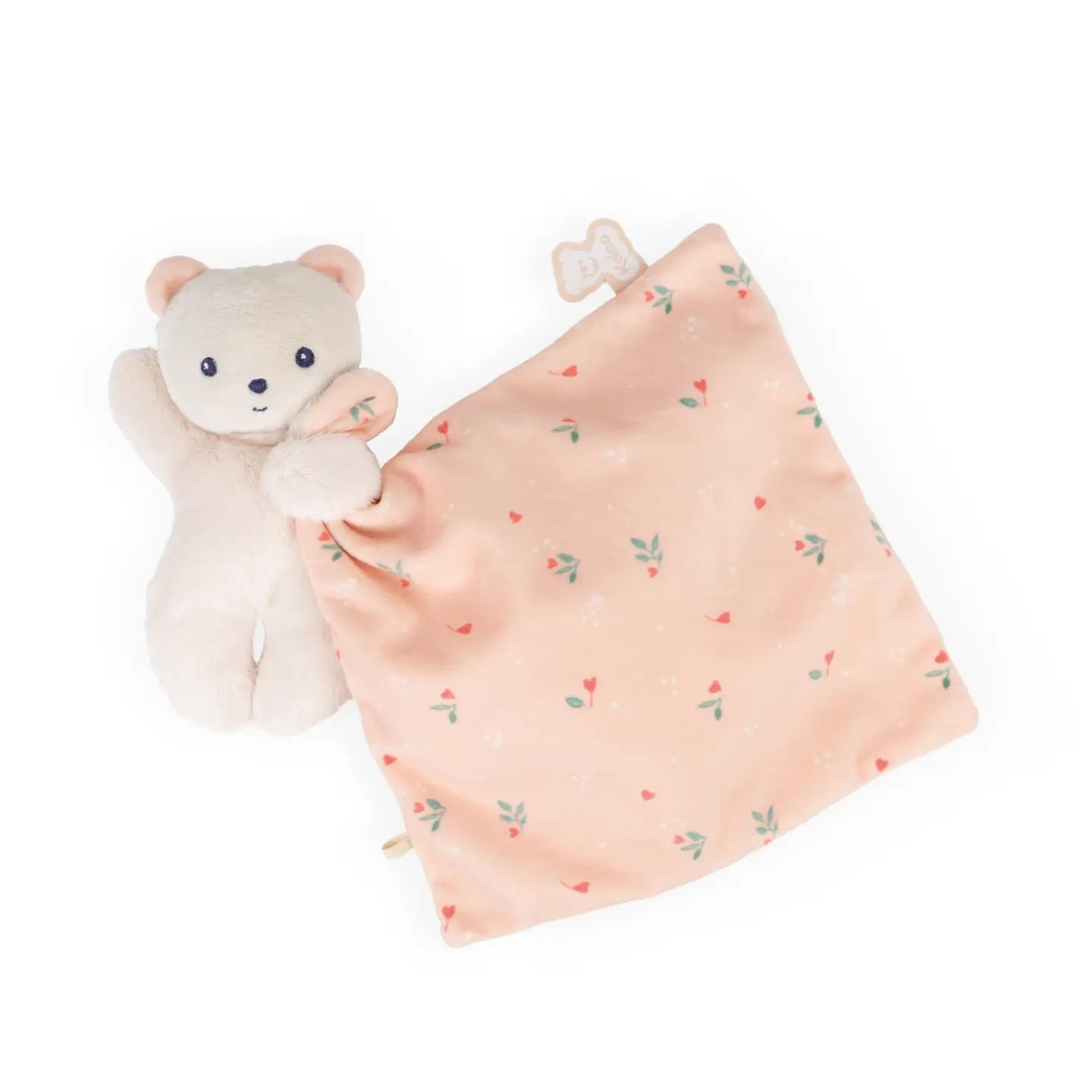 Comforting Blanket Bear in Peach by Janod